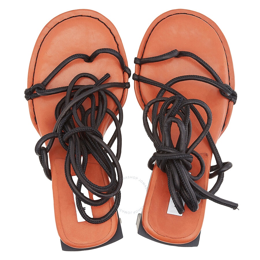 Open Box - Miista Ladies Alberta Strappy Leather Sandals, Brand Size 36 ( US Size 6 ) - 3