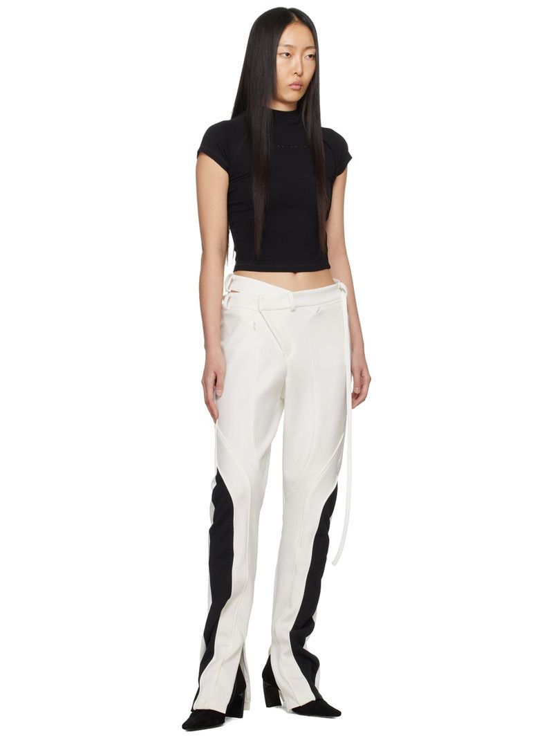 OTTOLINGER White Asymmetric Trousers outlook