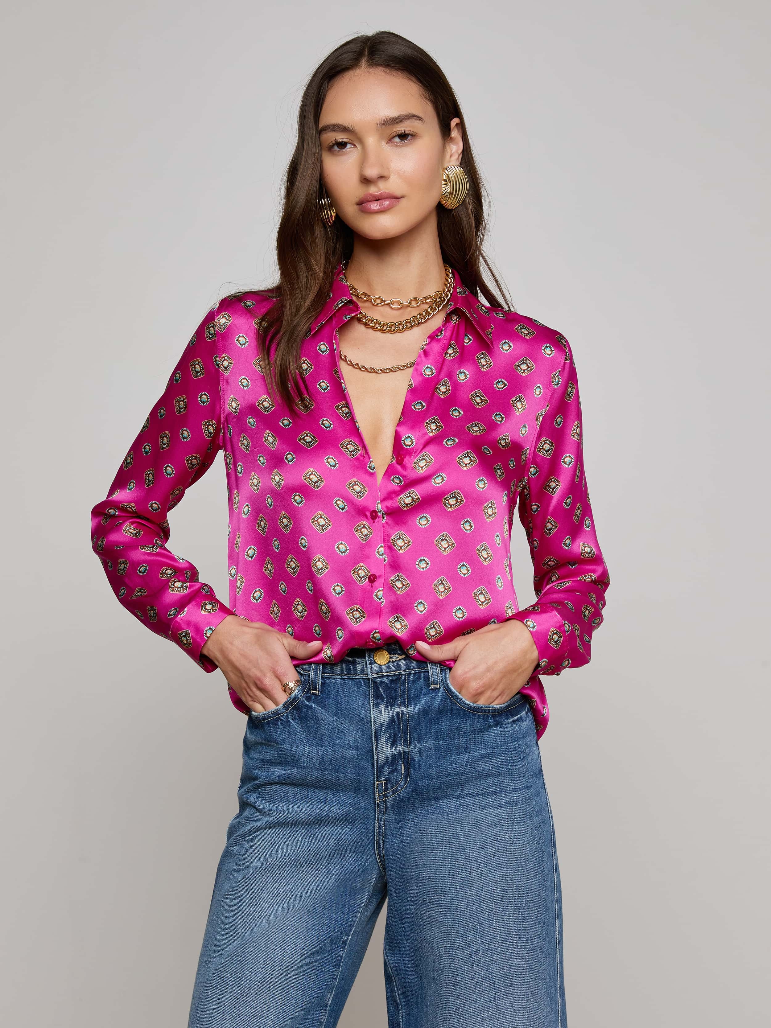 Tyler Silk Blouse - 2
