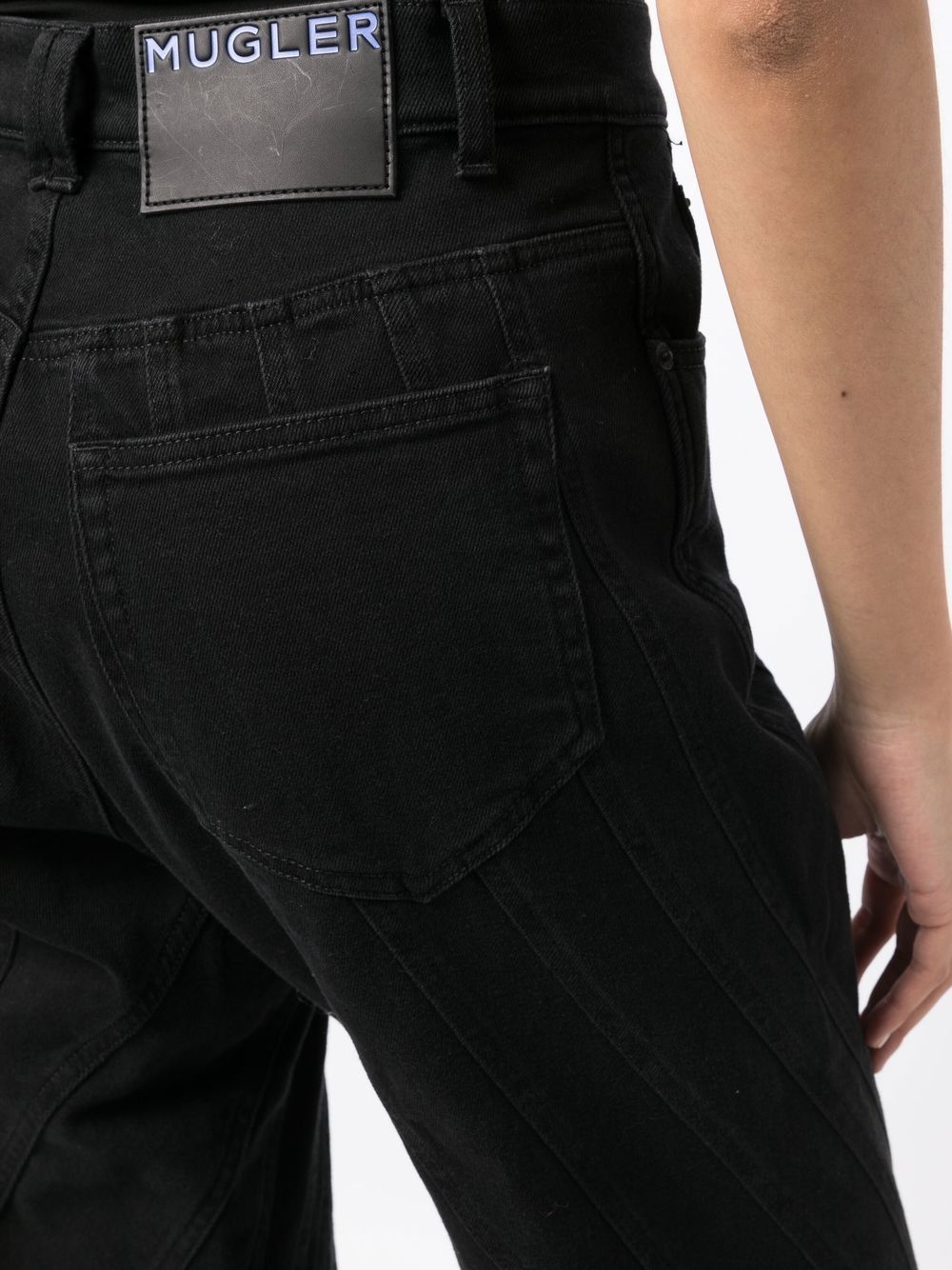 spiral-seam baggy-cut jeans - 5