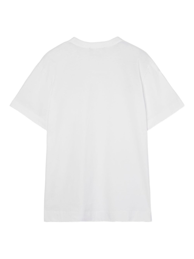 Simone Rocha ribbon bow-print T-shirt outlook
