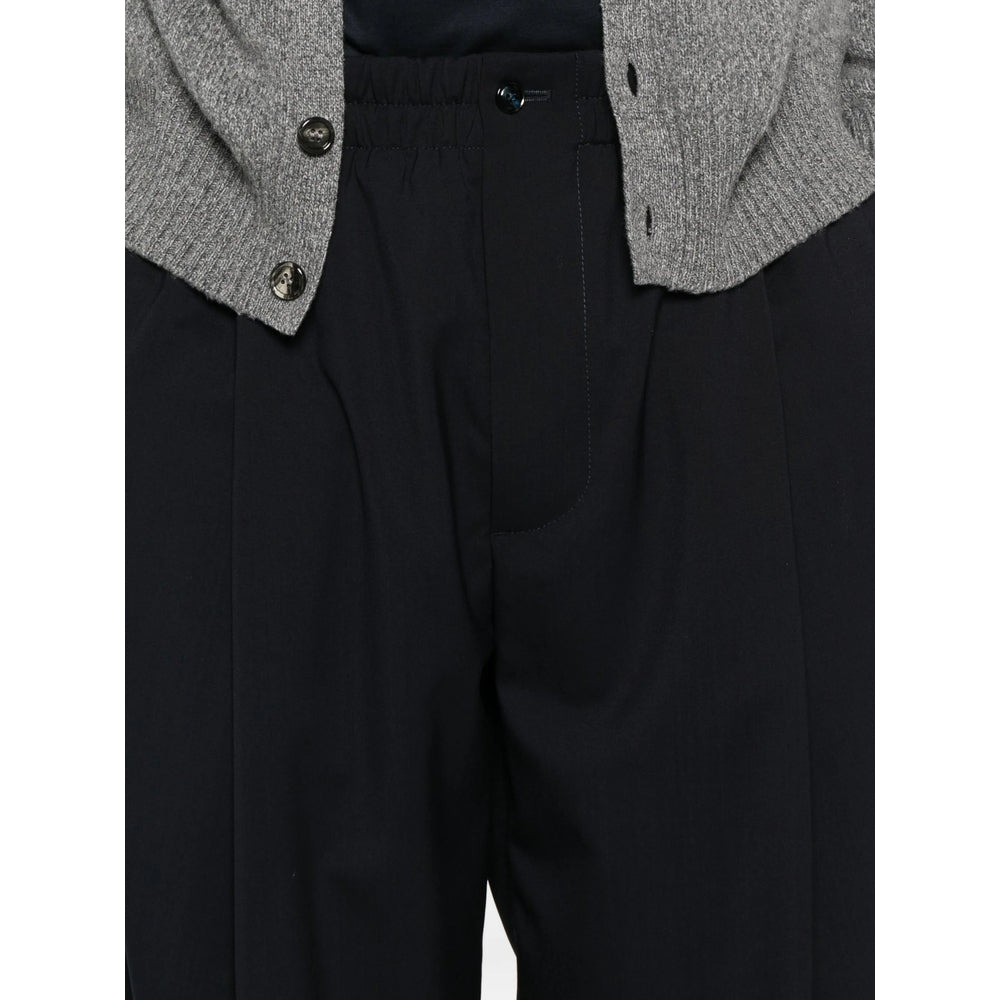 Giorgio Armani Blue Trousers - Loose Fit Men - 4