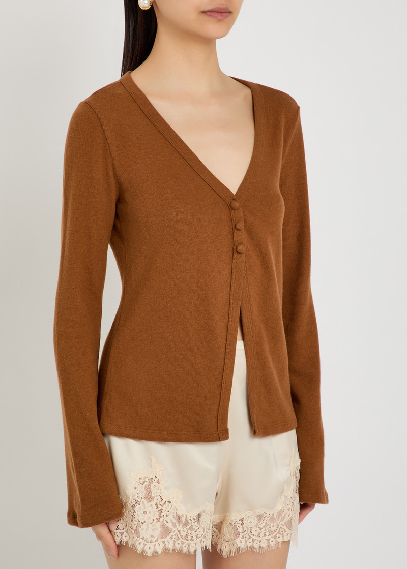 Reformation Reformation Millie V-neck Fine-knit top outlook