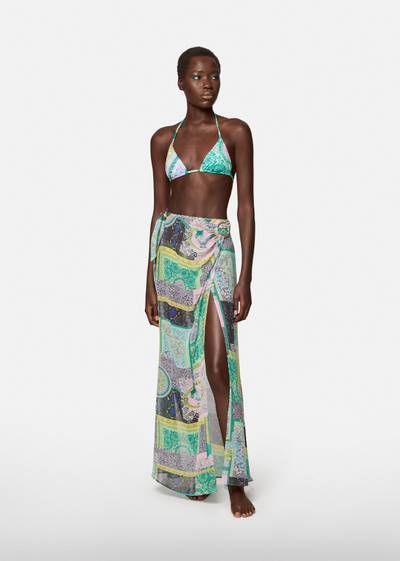 VERSACE Barocco Patchwork Print Pareo outlook