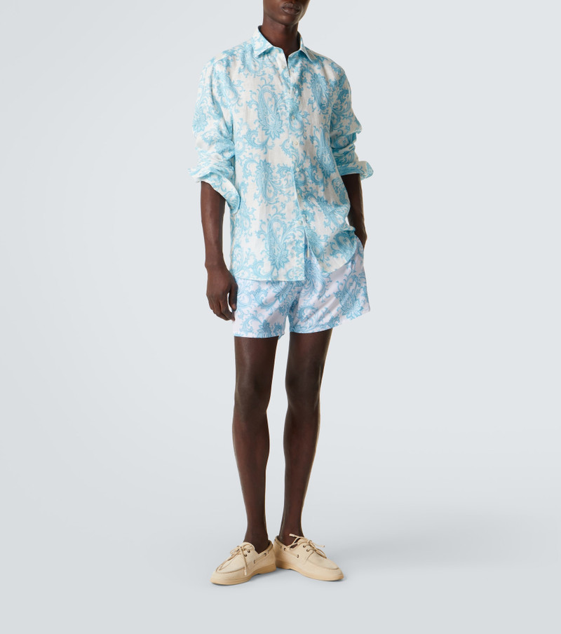 Etro Paisley linen shirt outlook