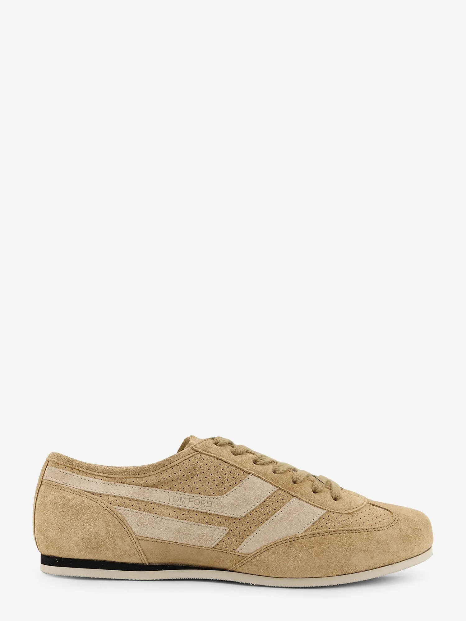 Tom Ford Brook Suede Sneakers Beige Men - 1