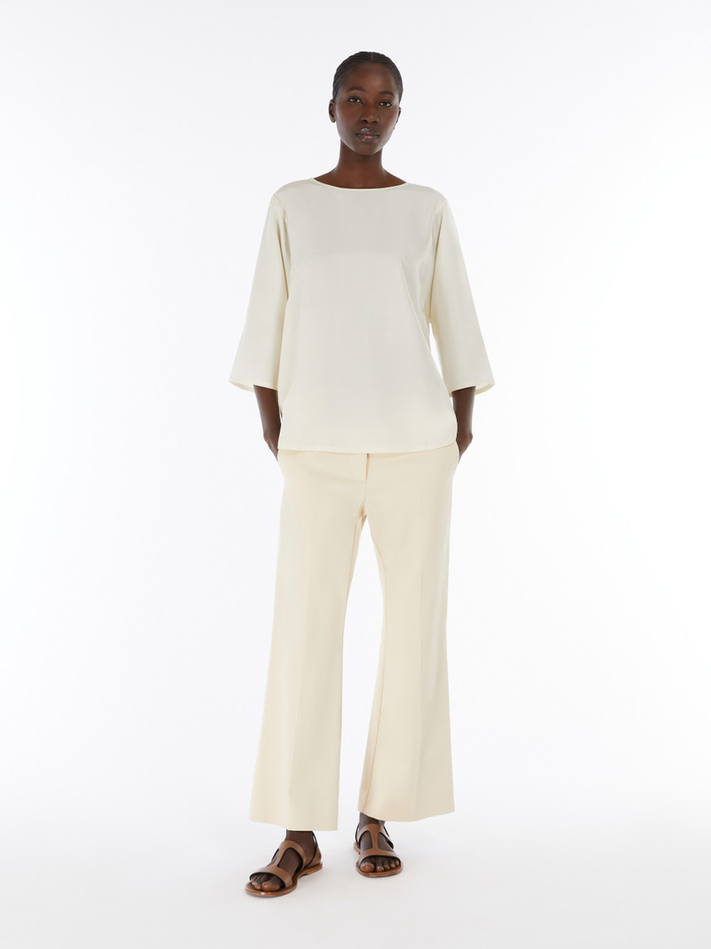 WEEKEND Max Mara PRIMO Silk and jersey blouse outlook