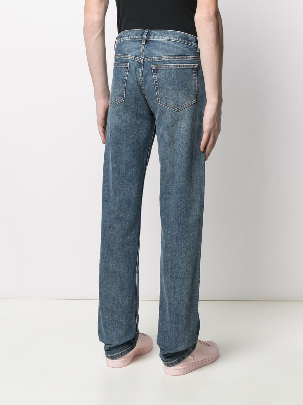 mid-rise straight-leg jeans - 5