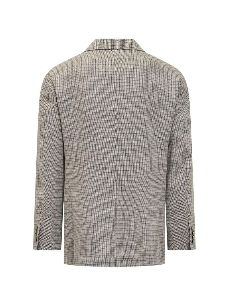 Brunello Cucinelli checked two-button suit outlook