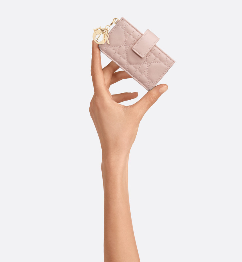 Lady Dior Jasmine Card Holder 6