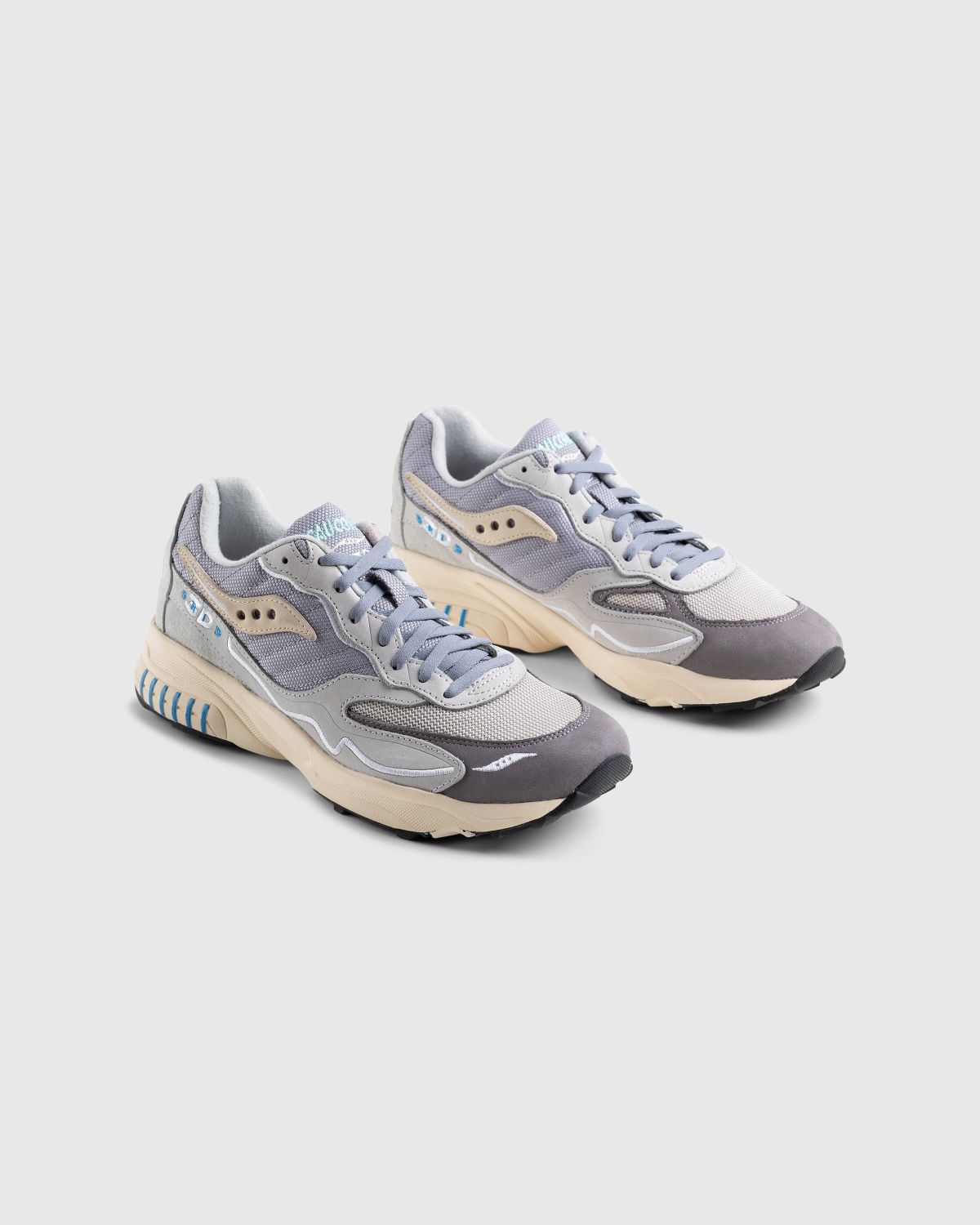 Saucony – 3D Grid Hurricane Grey/Cream - 3