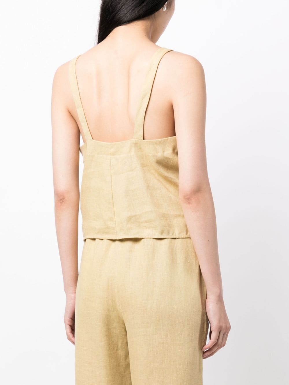 linen drawstring top - 4