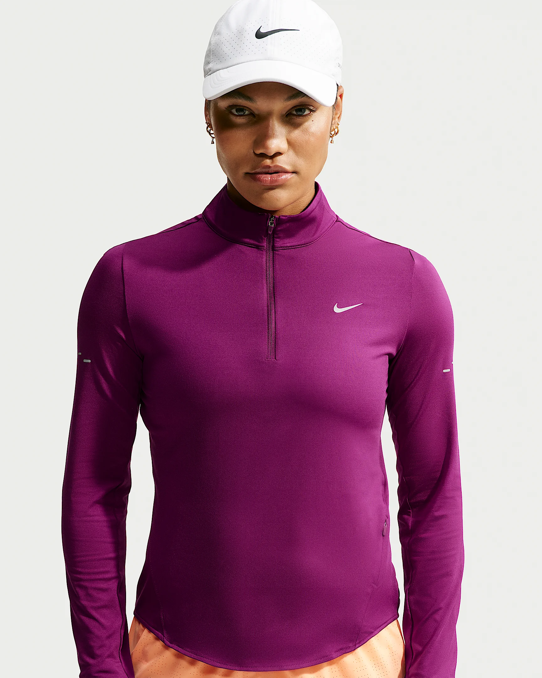 Nike Swift Women's Dri-FIT UV 1/4-Zip Running Top - 1