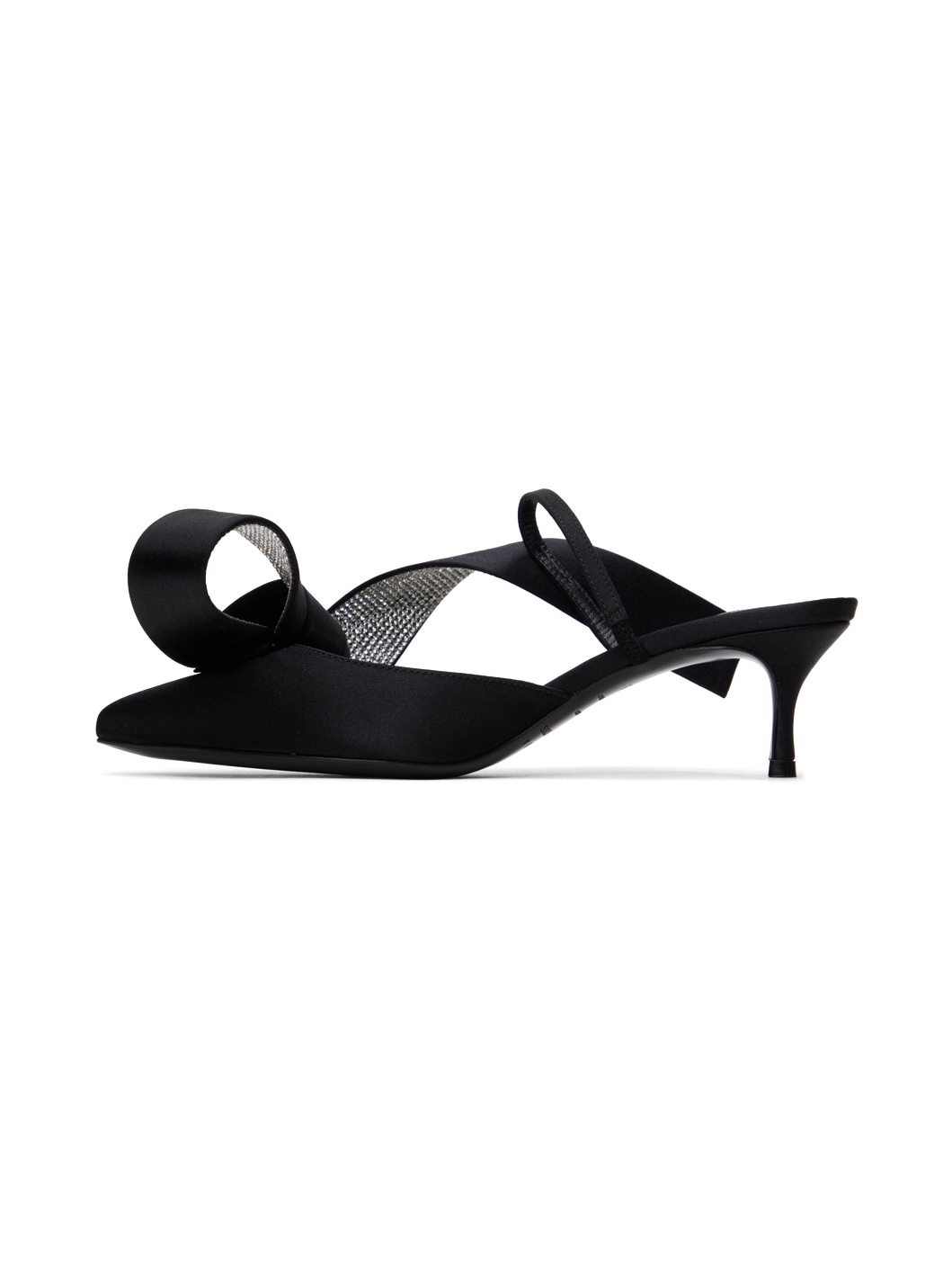 Black Sergio Rossi Edition Marquise Heeled Sandals - 3