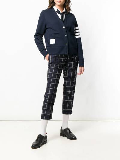 Thom Browne 4-Bar stripe cardigan outlook