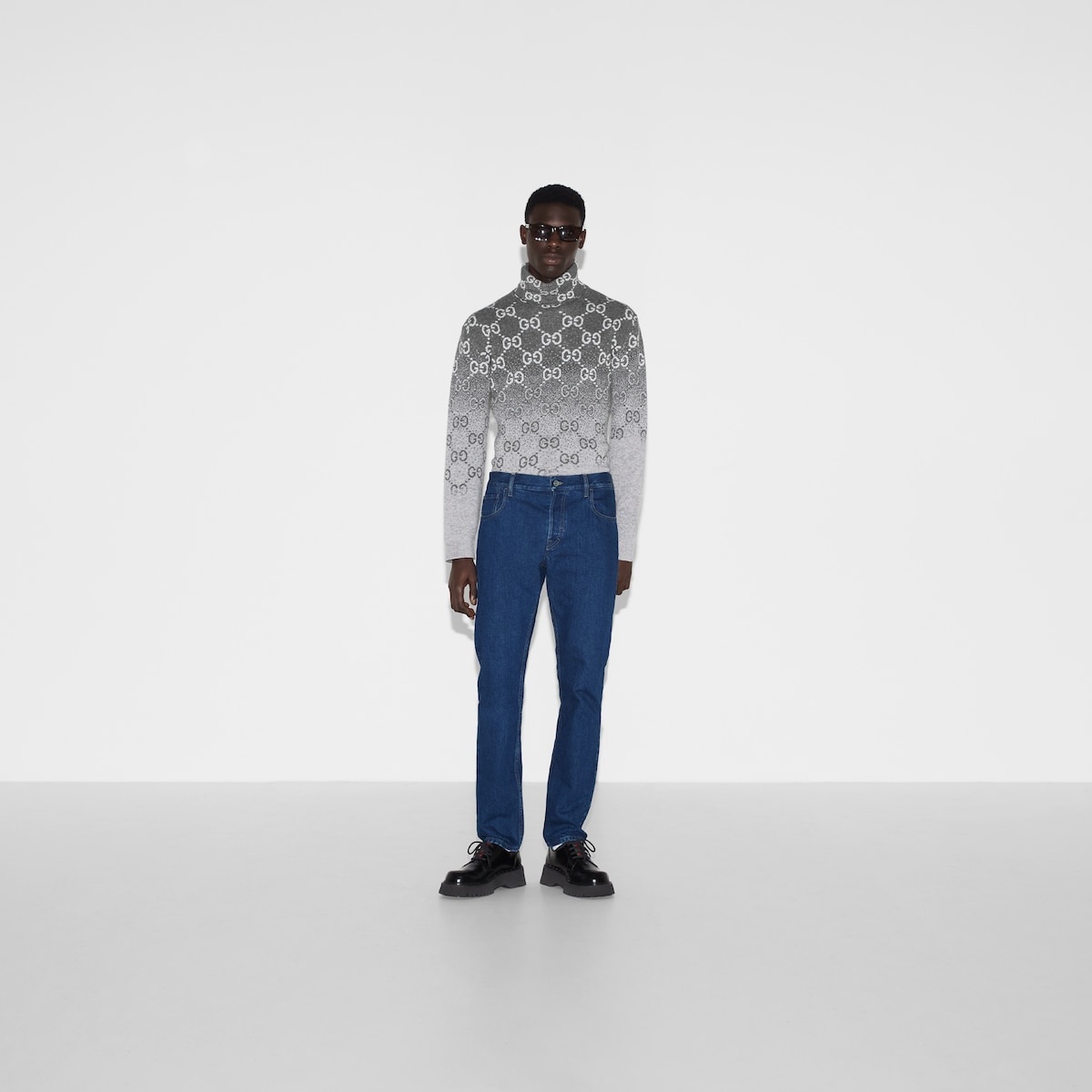 Tapered denim pant with Web - 2