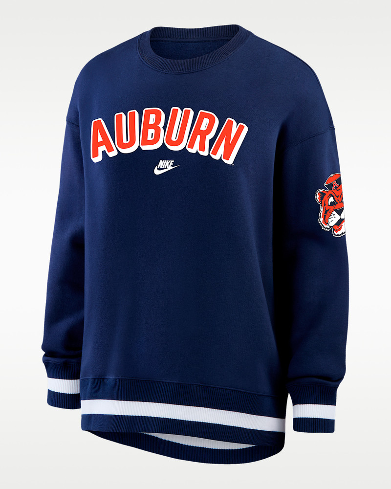 Auburn Legacy Phoenix Women's Nike College Oversized Pullover Crew 1