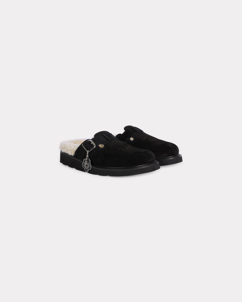 KENZO 'KENZO Matto' clogs in suede leather outlook