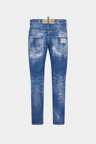 DSQUARED2 MEDIUM MENDED RIPS WASH SKATER JEANS outlook