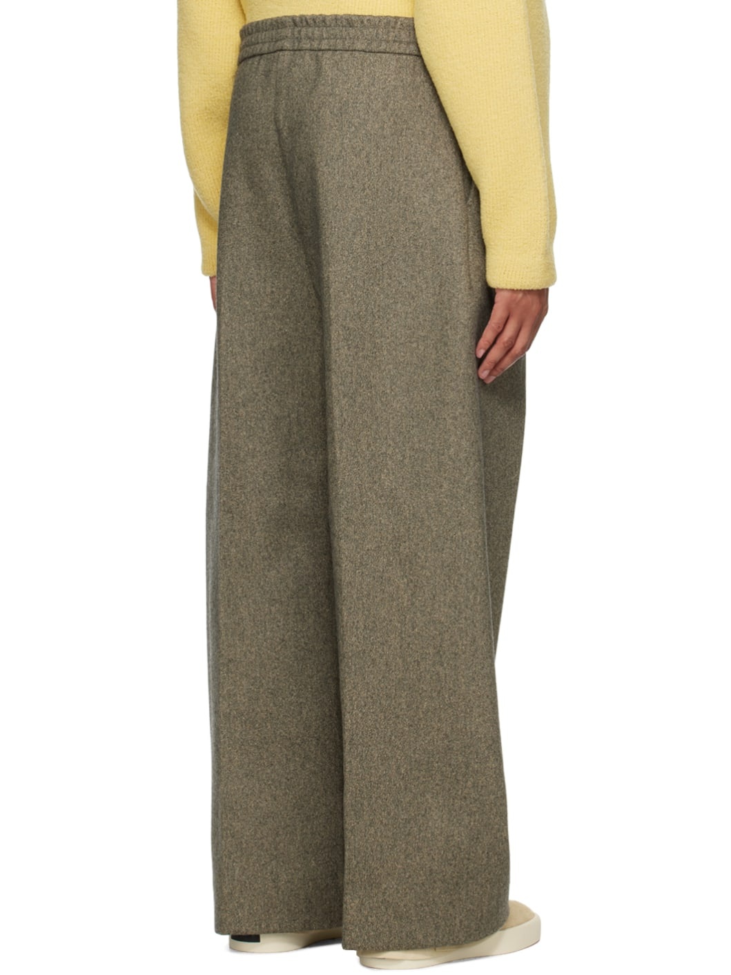 Gray Drawstring Lounge Pants - 3