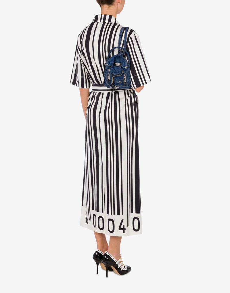 MINI DENIM BIKER BACKPACK 6