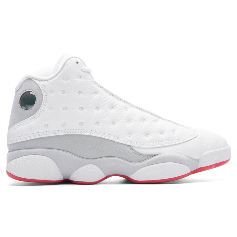 AIR JORDAN 13 RETRO - WHITE/TRUE RED/WOLF GREY - 1
