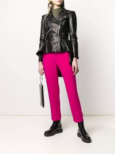 Alexander McQueen straight cropped trousers outlook