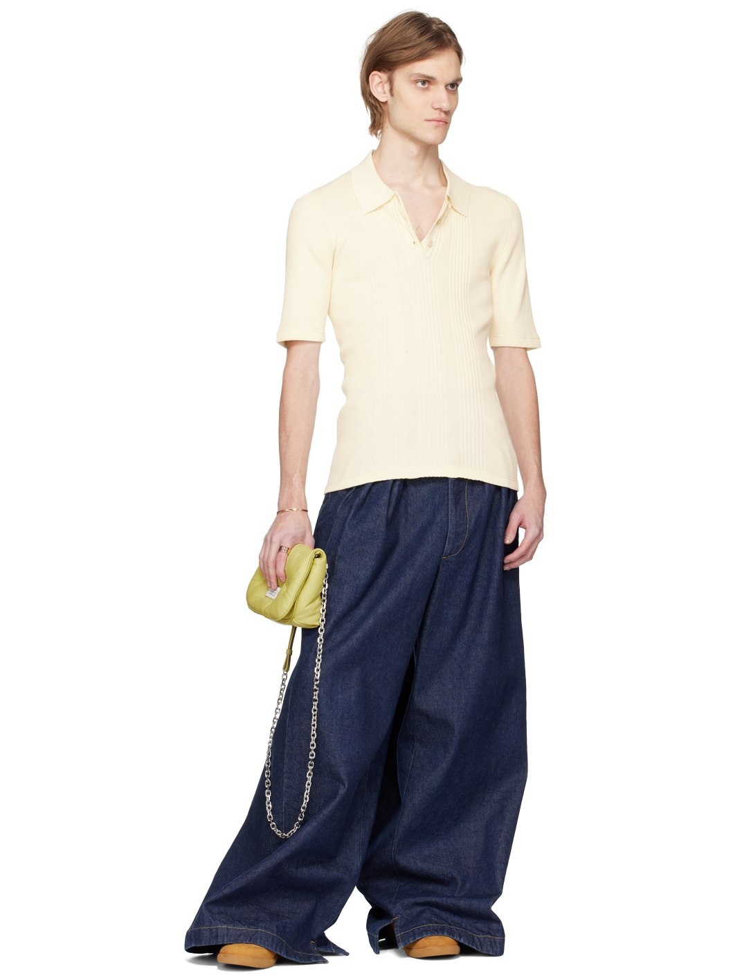 Off-White Three-Button Polo - 4