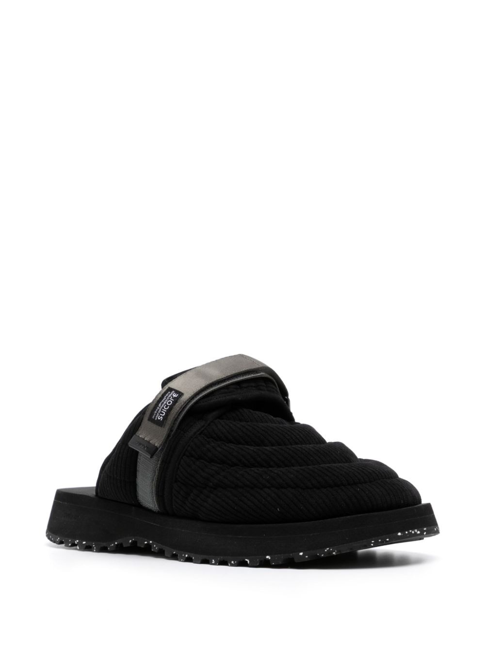 Zavo touch-strap corduroy slippers - 2