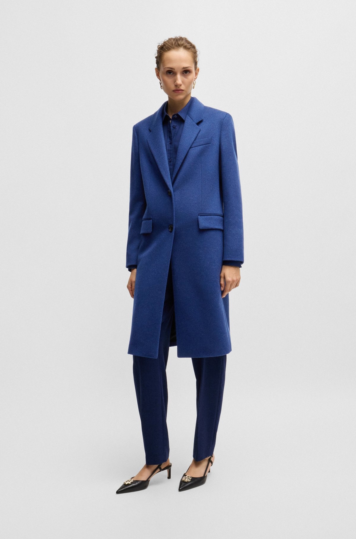 SLIM-FIT BUSINESS COAT IN WOOL AND CASHMERE - 2