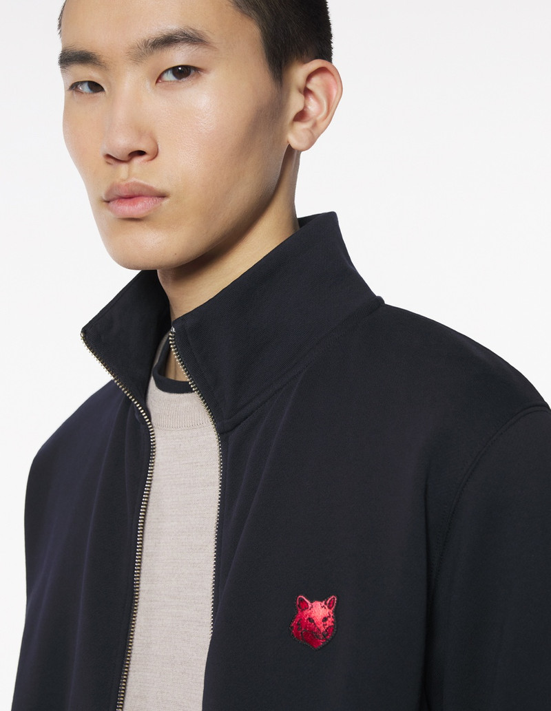 CNY BOLD FOX HEAD FULL ZIP REGULAR SWEATSHIRT 4