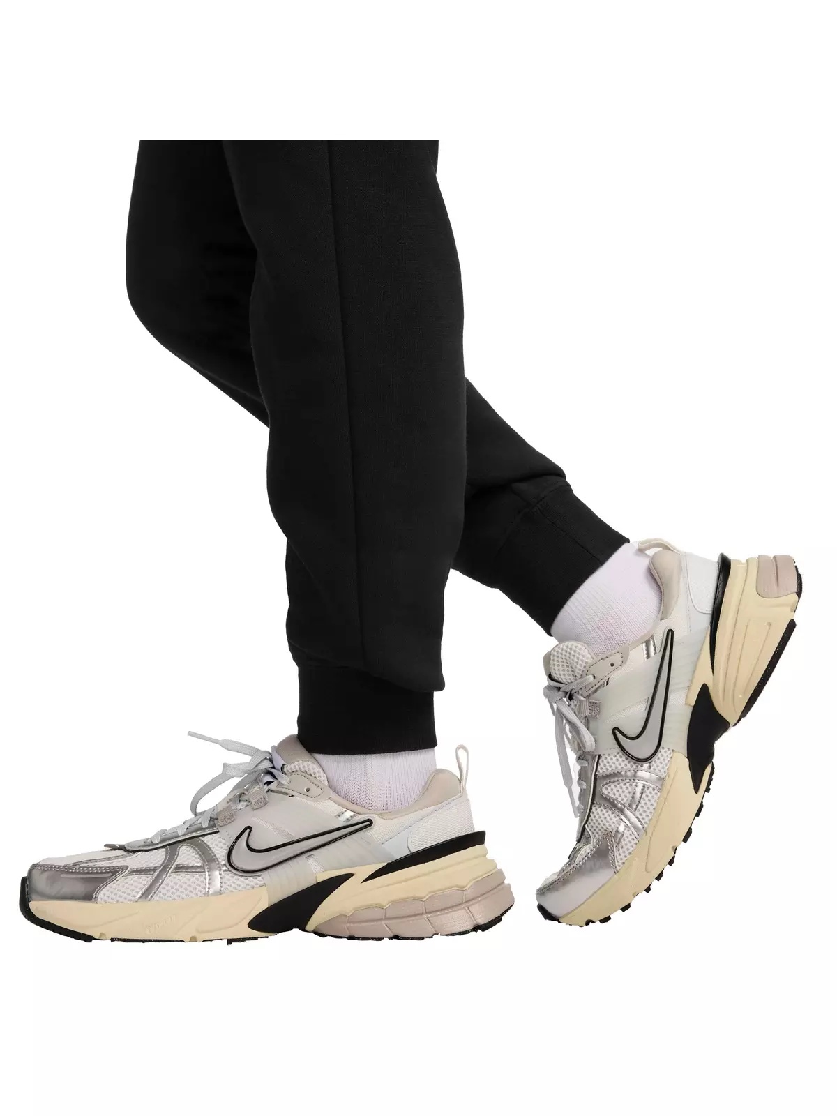 Women's Sportswear Club Fleece Mid-Rise Standard CV Pants - 4