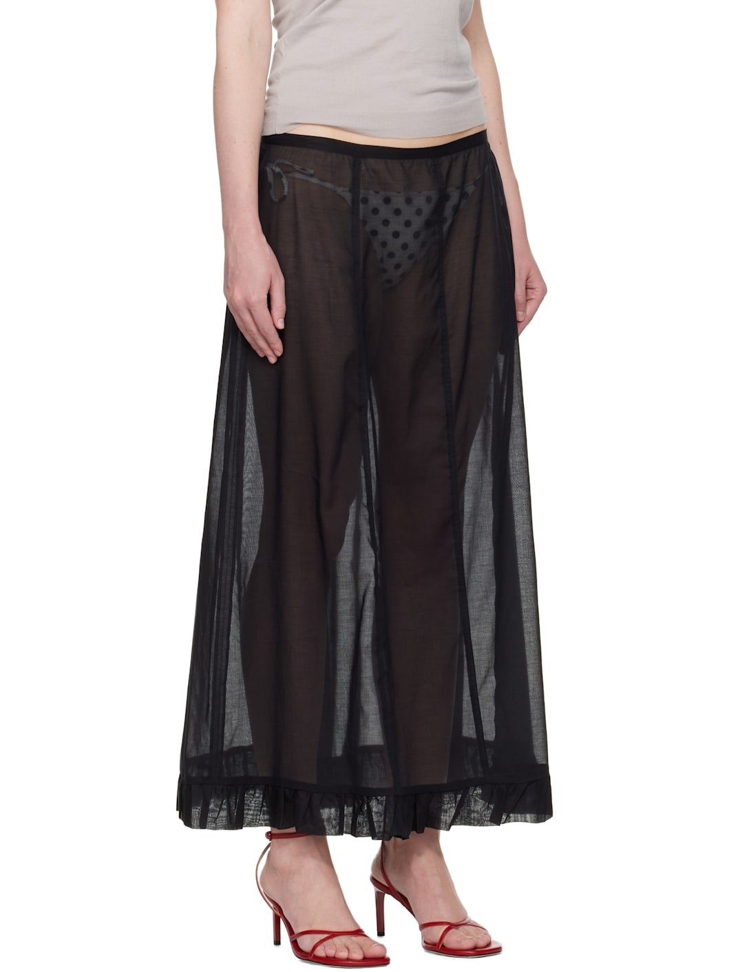 Black Andolini Maxi Skirt - 2