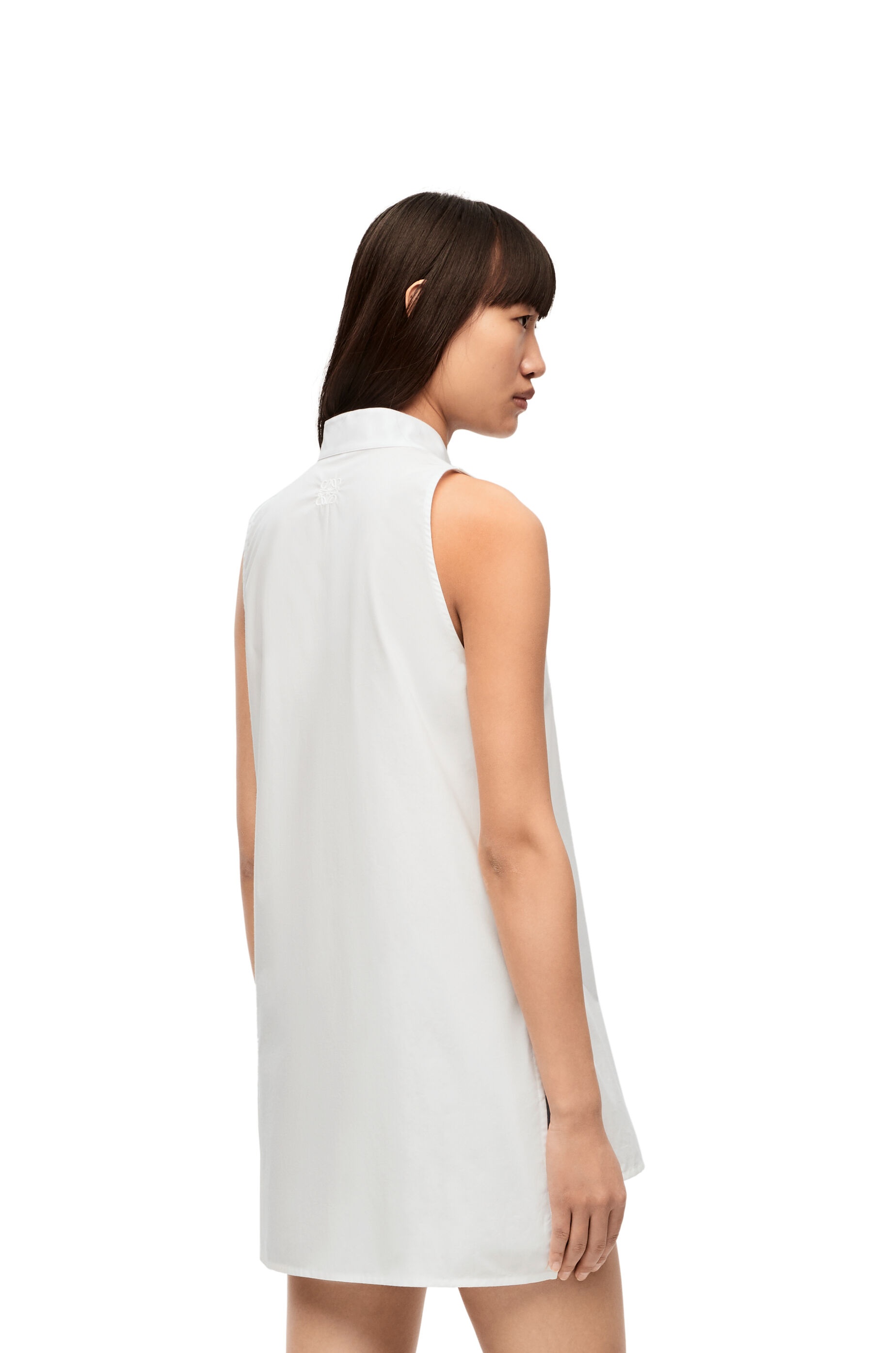 Asymmetric shirt in cotton - 4