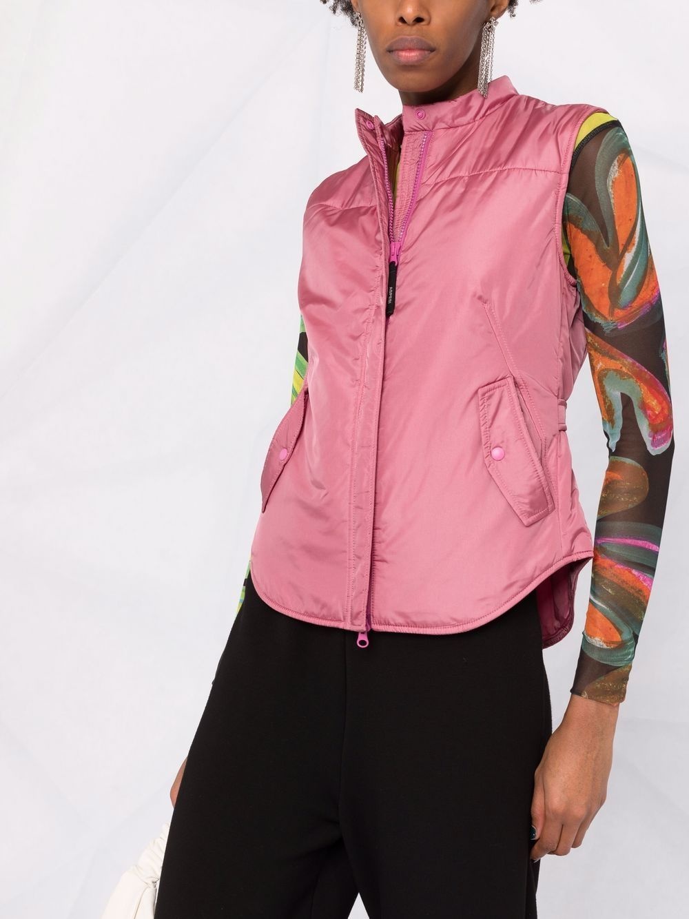 concealed padded gilet - 3