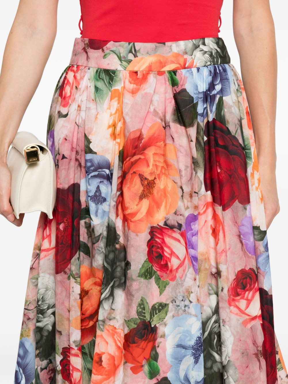 Nilda floral maxi skirt - 5