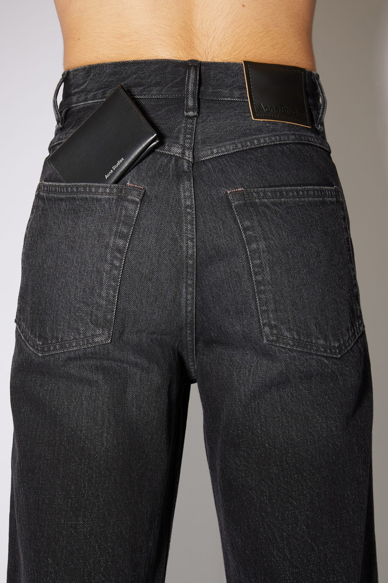 Acne Studios Leather card case - Black outlook