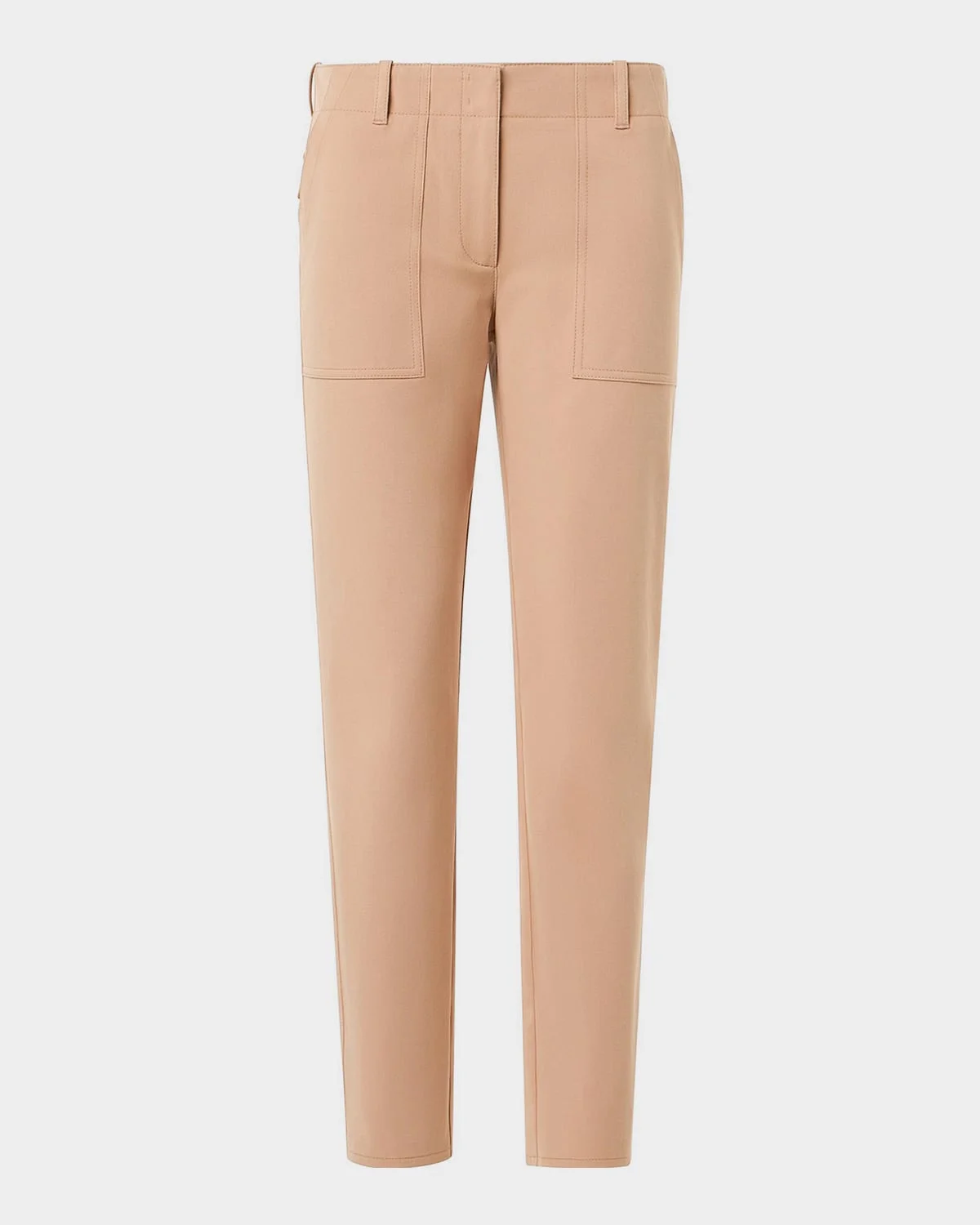 Franco Slim Bi-Stretch Cotton Cropped Pants - 1