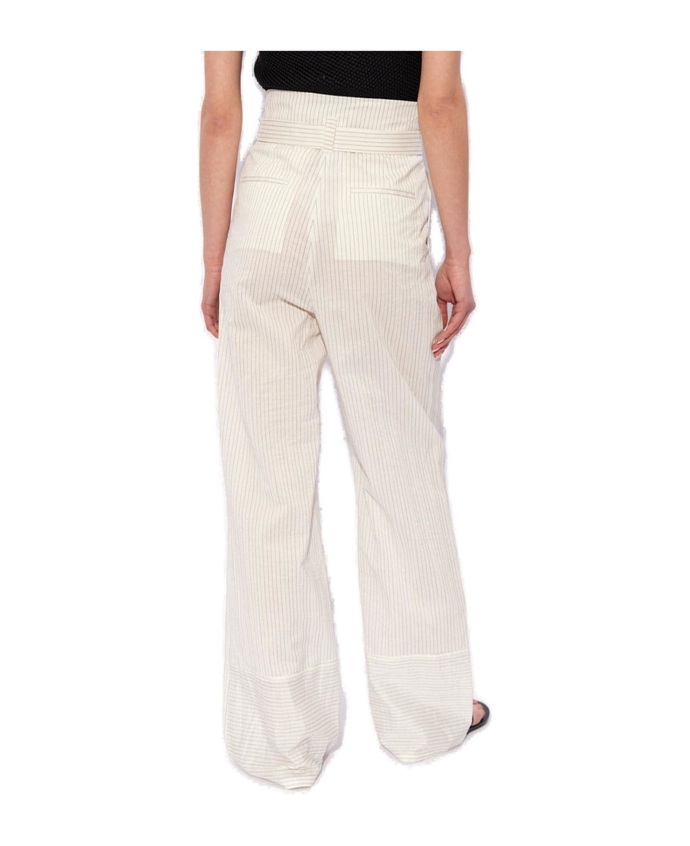 Xero Striped Straight Leg Trousers - 3