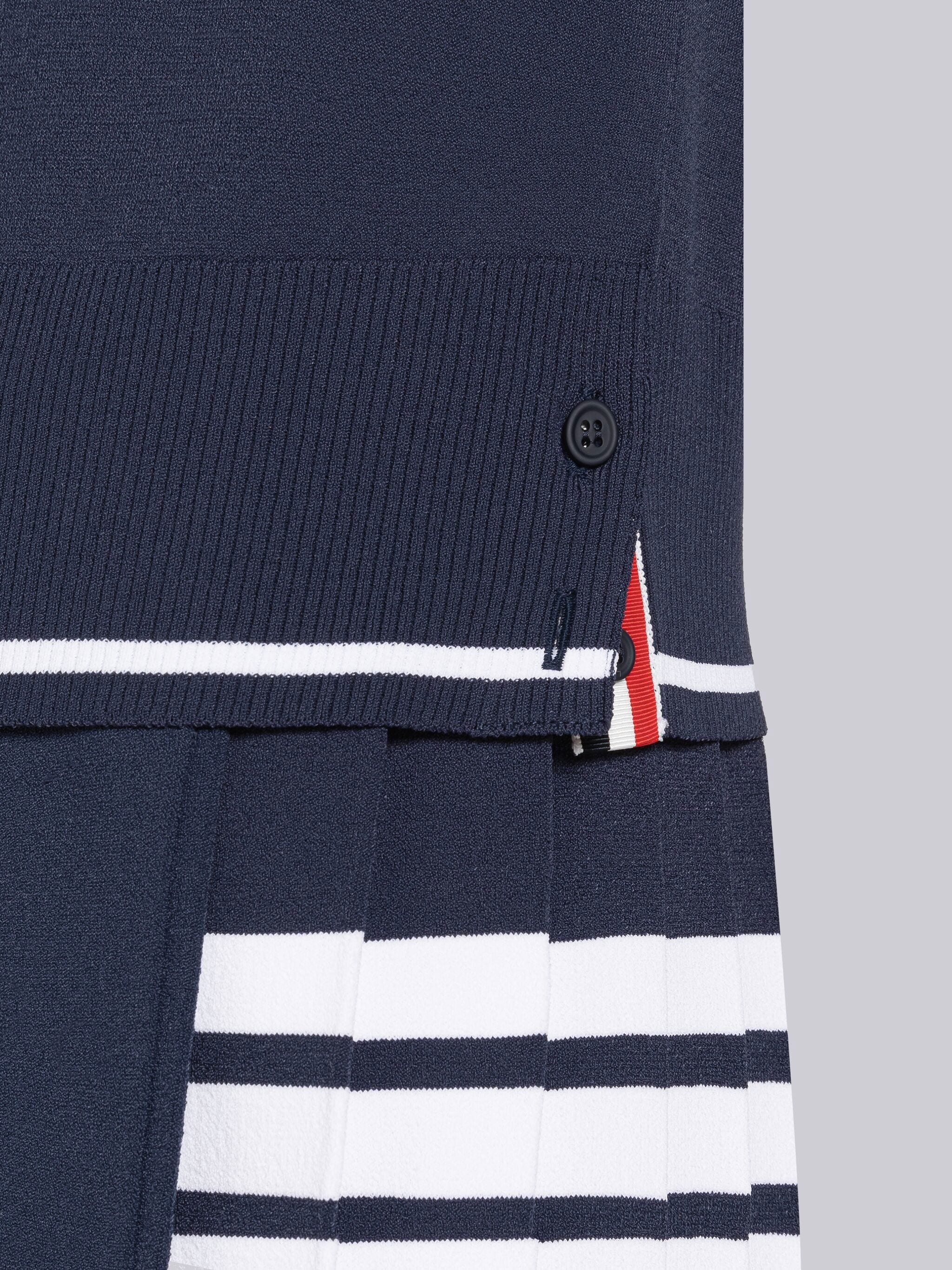 Viscose Jersey Tipping Polo Pullover - 6