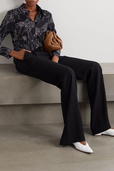 Victoria Beckham Printed crepe shirt  outlook