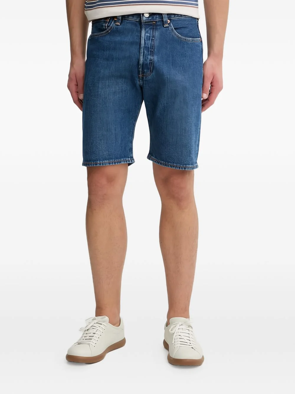 501 logo-patch shorts - 1
