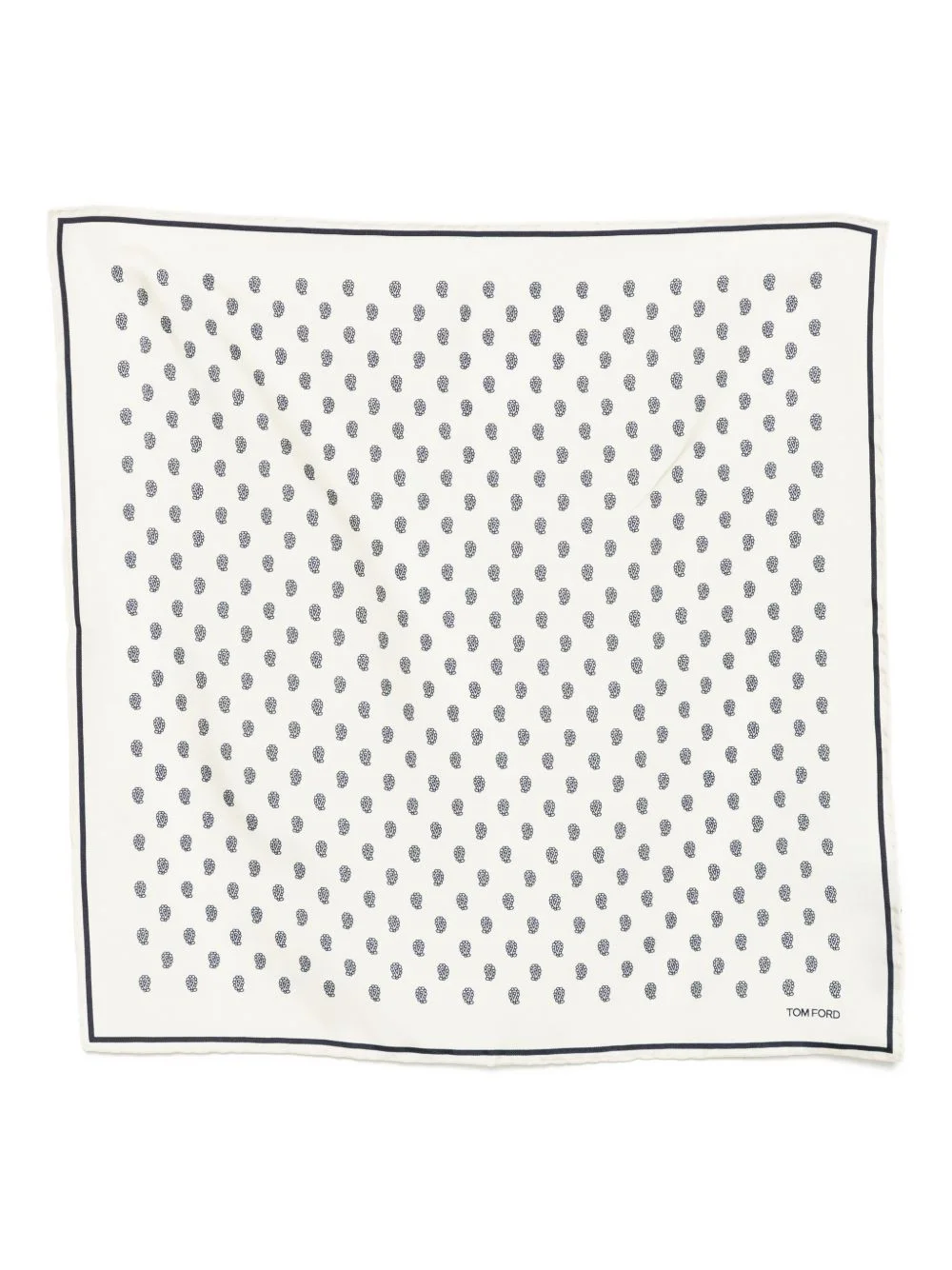 paisley-print pocket square - 1