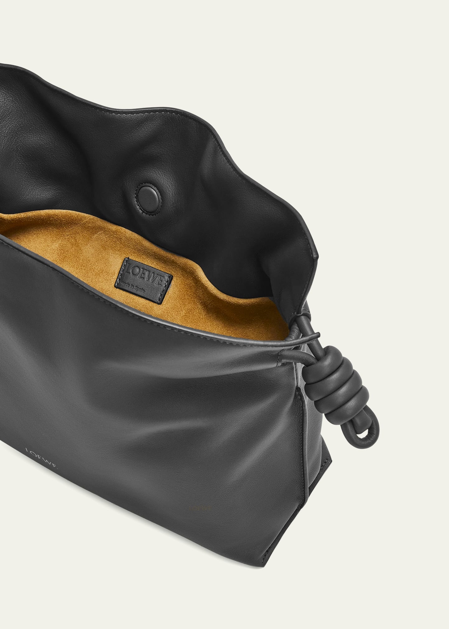 Flamenco Leather Clutch Bag - 4