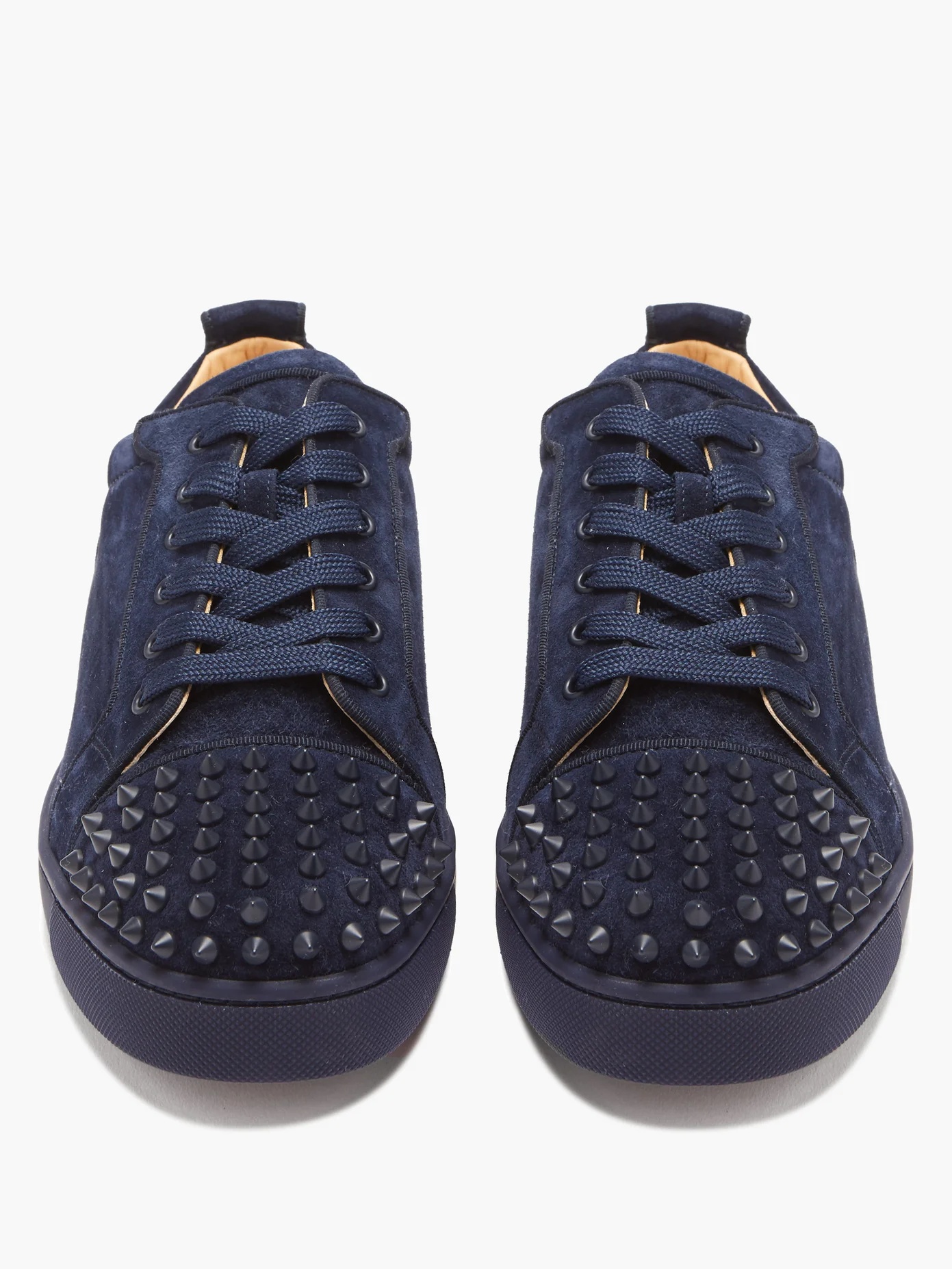 Louis Junior spike-embellished suede trainers - 5