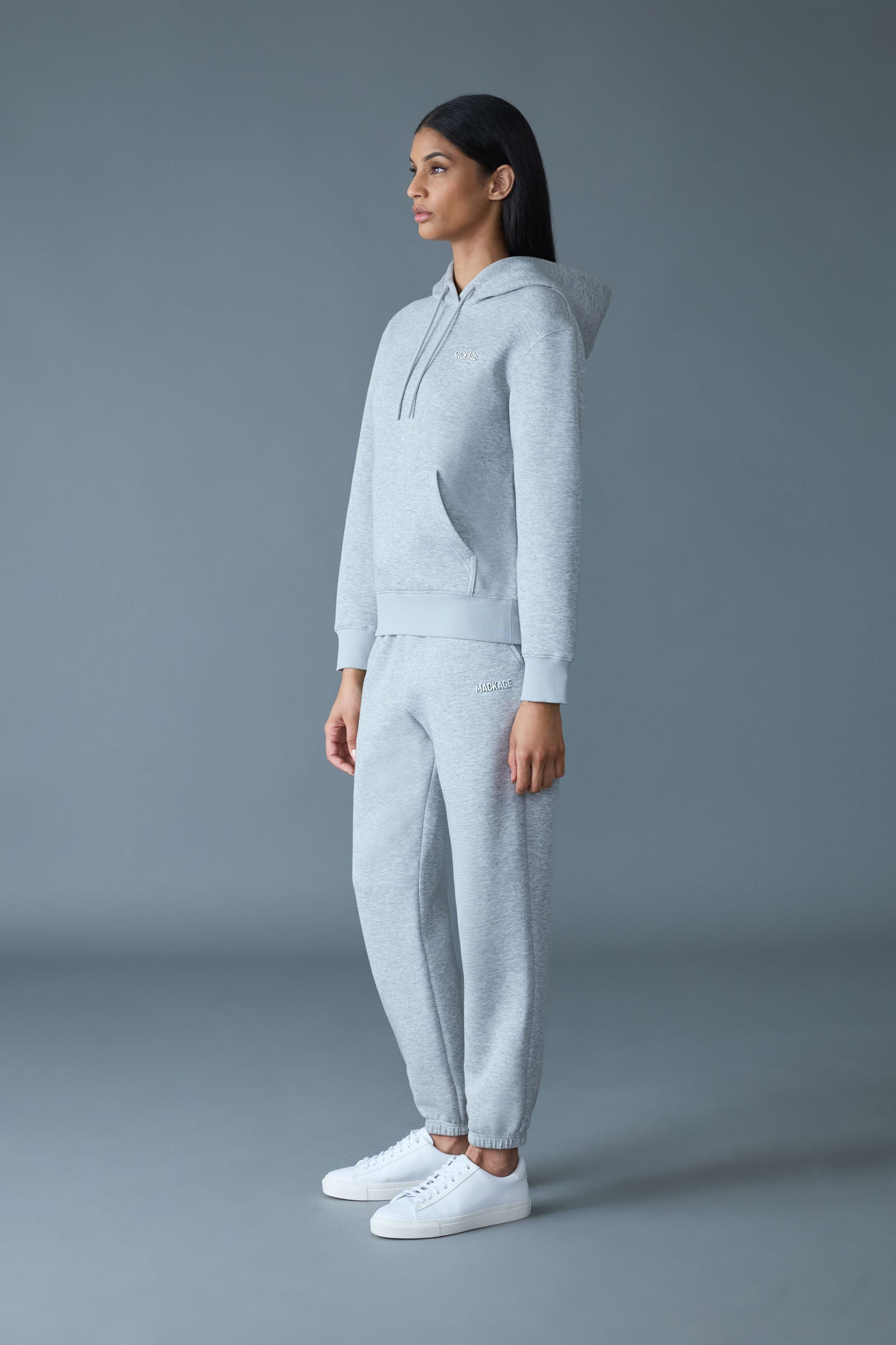 KRYSTIANA Double-face Jersey hoodie - 3