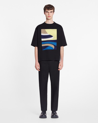 Lanvin DAUNOU EMBROIDERED LOOSE-FITTING T-SHIRT outlook