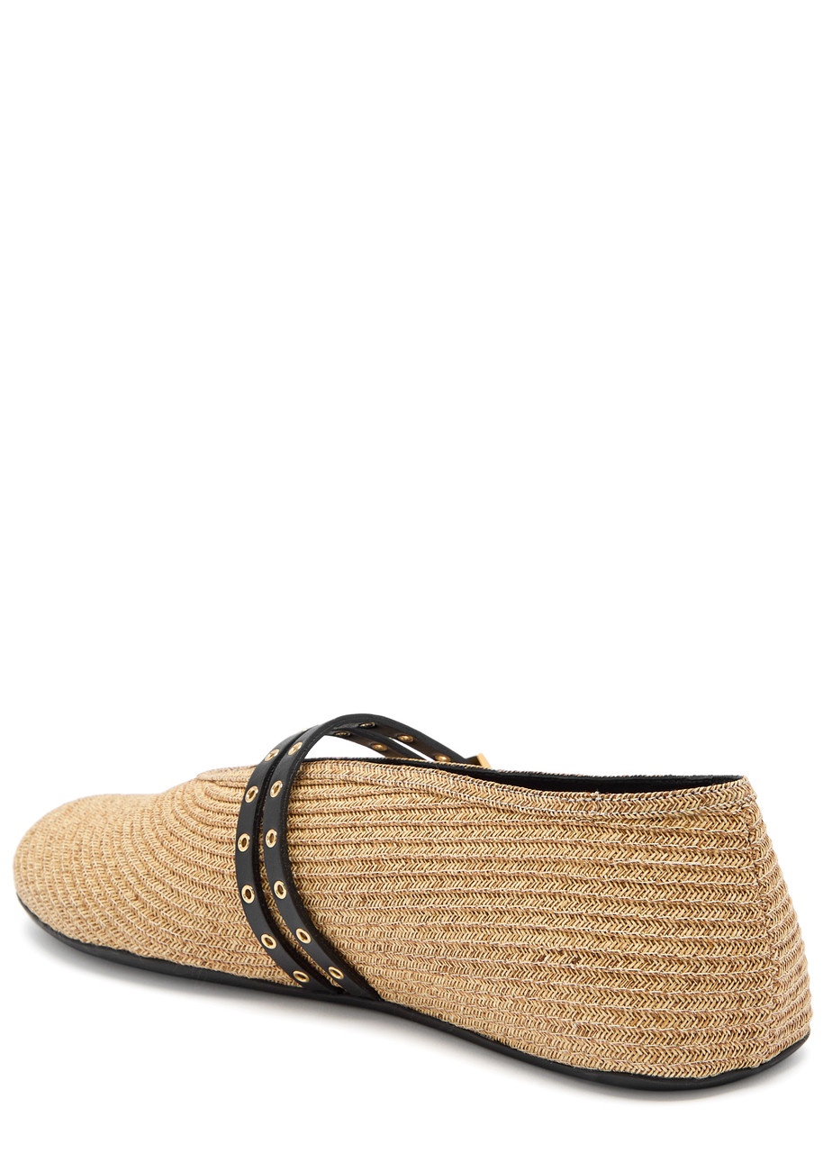 Alaïa Raffia Ballet Flats - 2