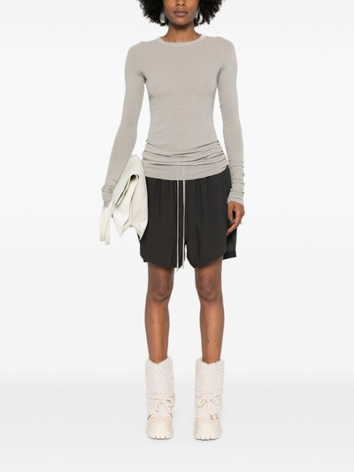 Rick Owens Rib LS T ribbed T-shirt outlook