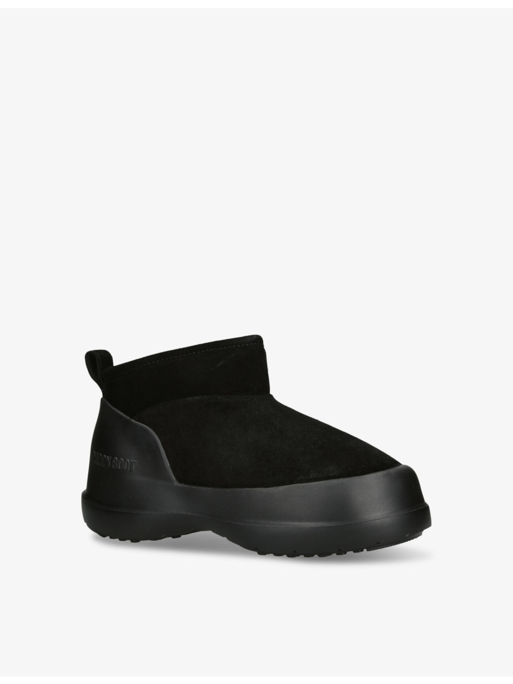Luna brand-embossed suede ankle boots - 3